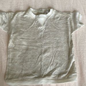 Caramel heathered tee